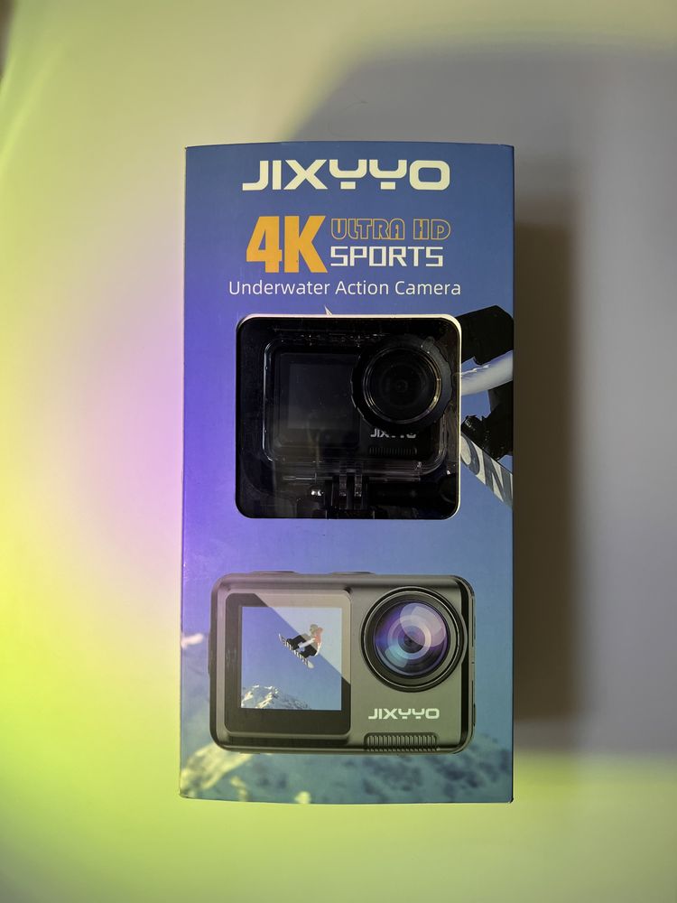 Водонепроникна сенсорна екшн-камера з подвійним екраном JIXYYO 4K