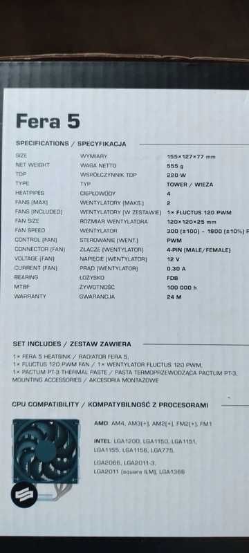 SilentiumPC Fera 5 NOWE
