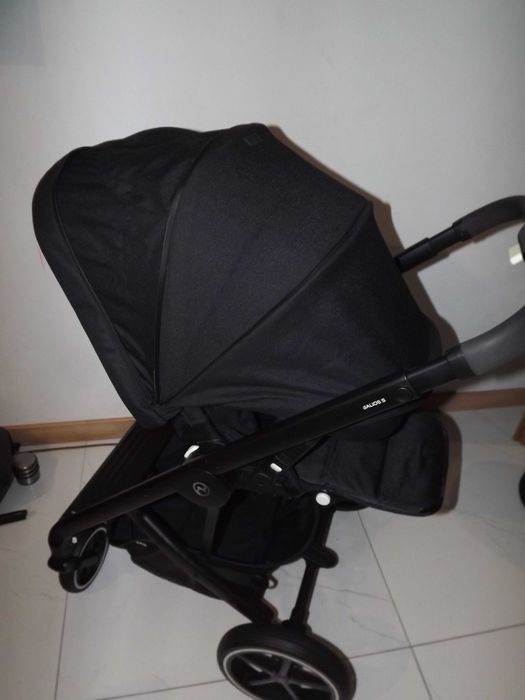 Cybex balios s lux deep black Fotelik cybex z Baza obrotowa cybex z