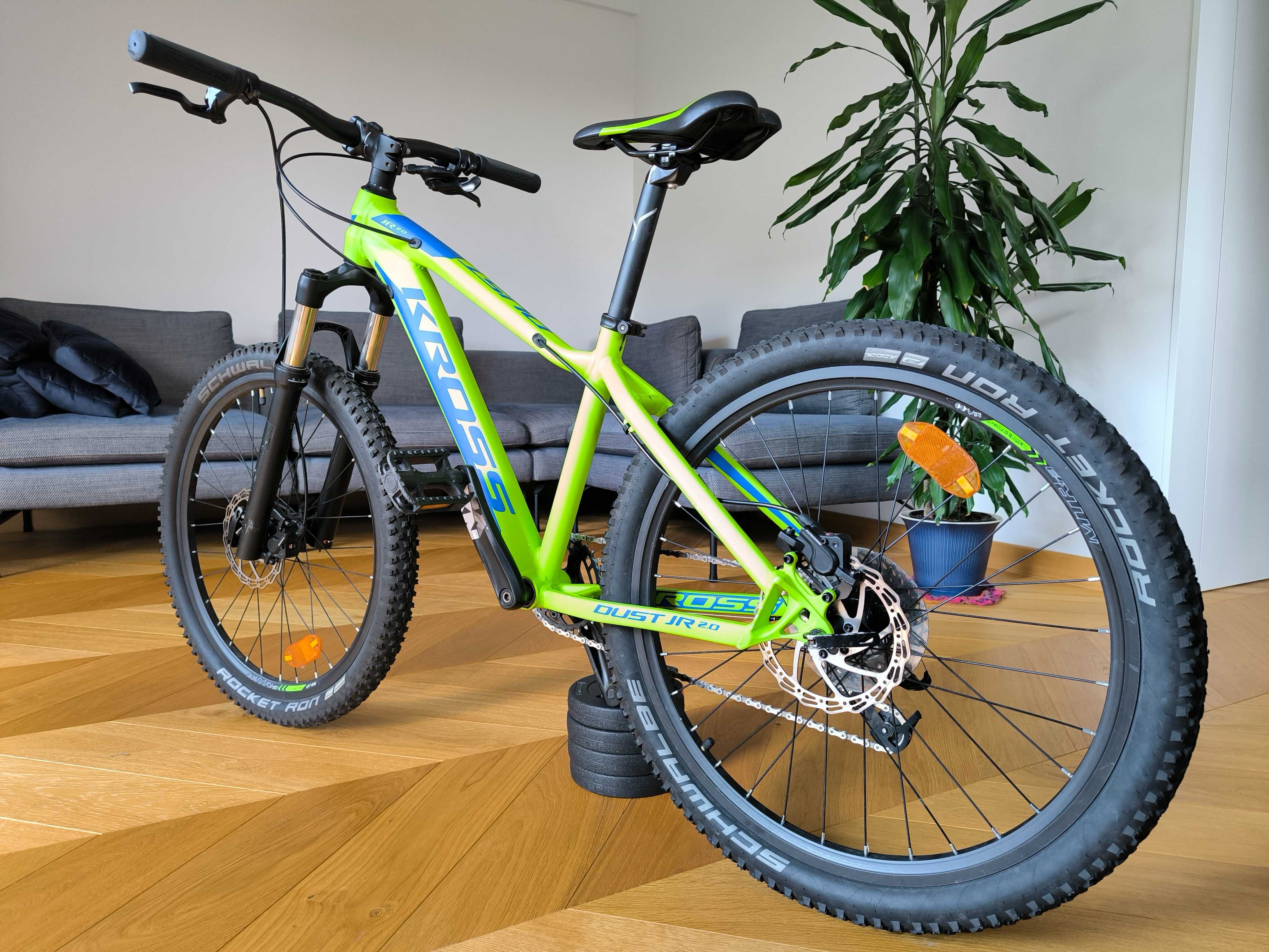 Rower Kross Dust JR 2.0 - 24 cale, hydraulika, RockShox, SRAM NX