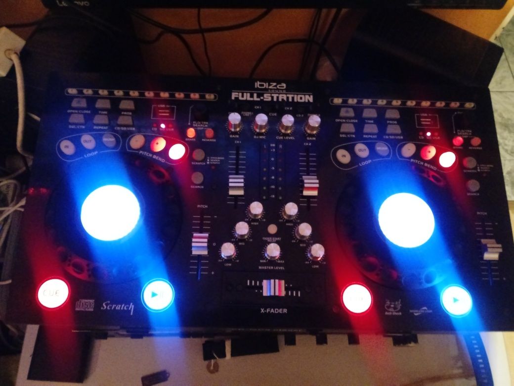 Kontroler cd mp3 usb sd mikser mix