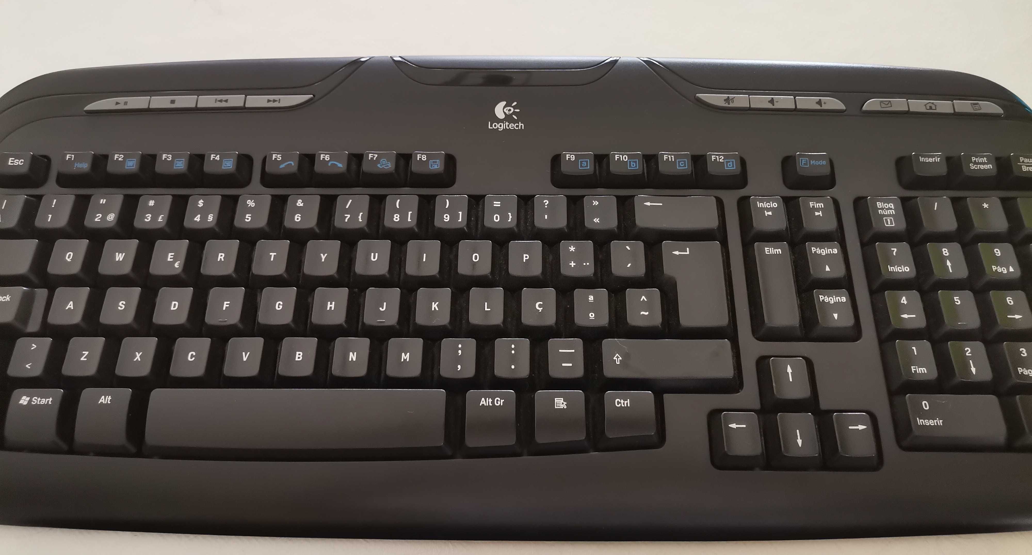 Teclados Logitech cordless desktop