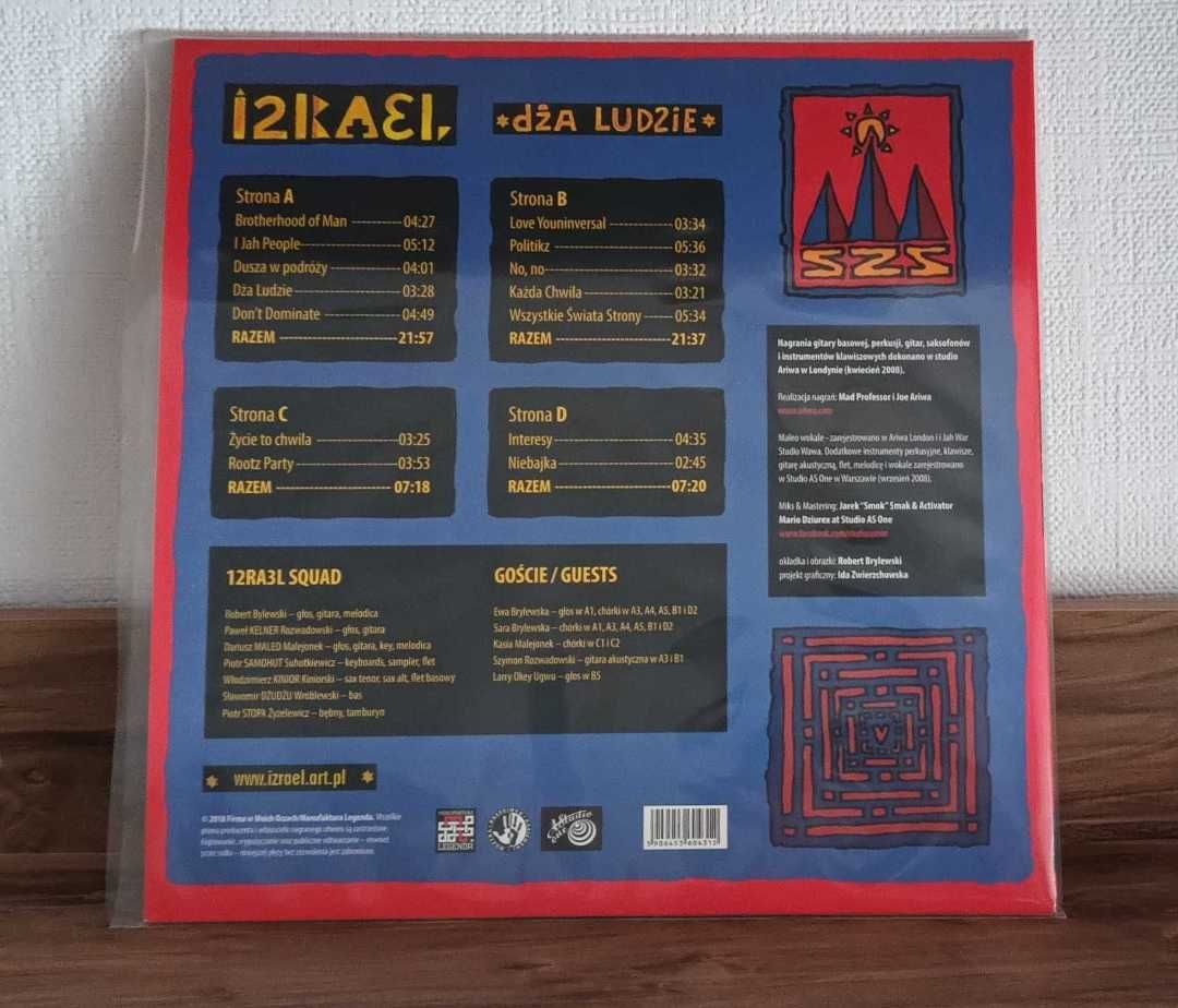 IZRAEL–Duchowa Rewolucja BOX Kolor LPx2, CDx2, Dża Ludzie LP&EP Unikat