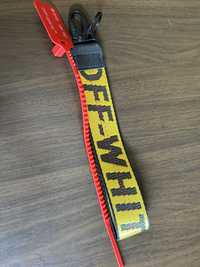 Off-white zip tie porta chaves
