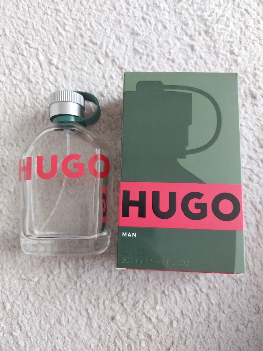 Flakon butelka po perfumach HUGO BOSS Man Green 200 ml z pudełkiem