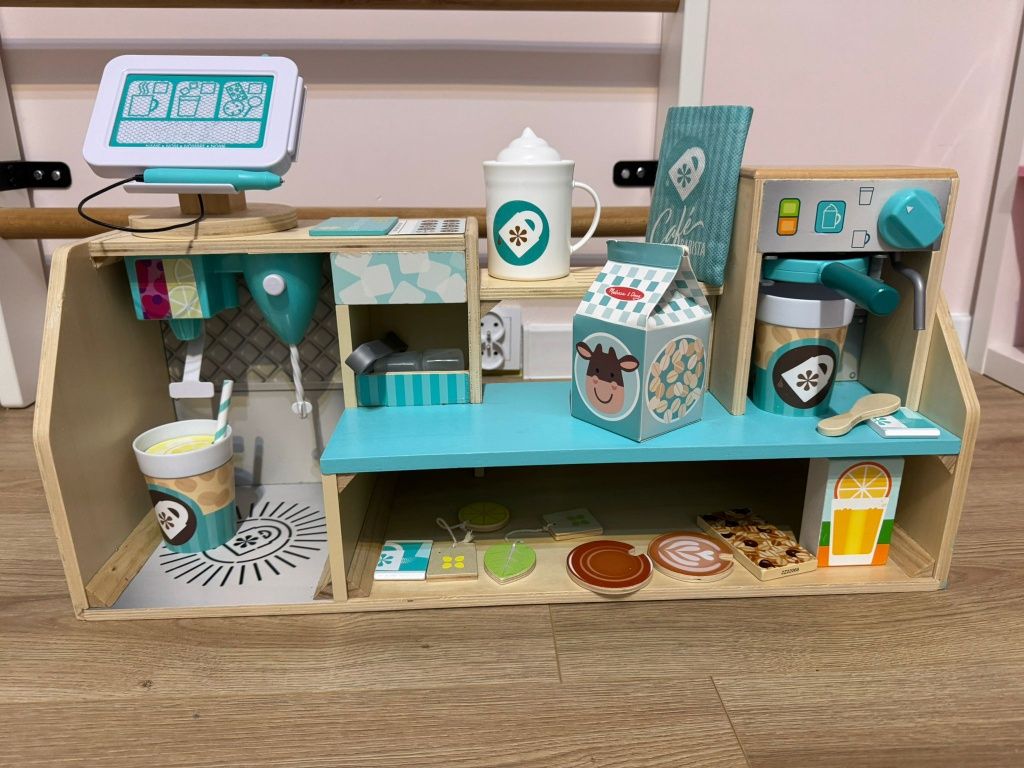 Drewniany zestaw baristy, Kawiarnia Melissa & Doug