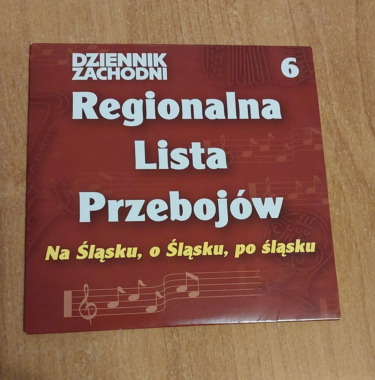 Regionalna lista przebojów  na Śląsku płyta CD