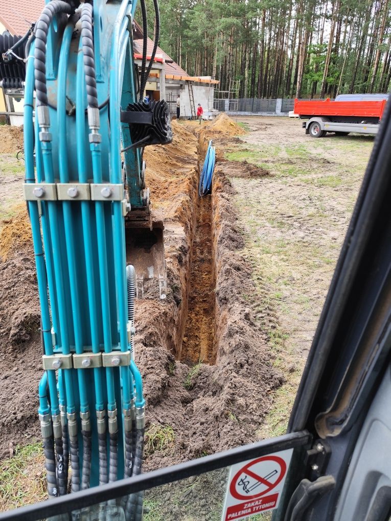 Usługi minikoparką
