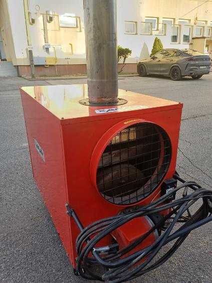 Piec nadmuchowy z palnikiem olejowym Xaram Energy P-80 Nagrzewnica