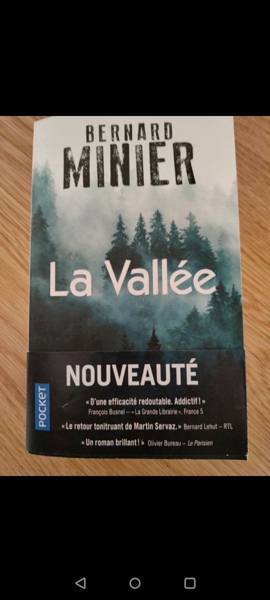 Livro de bolso novo, Bernard Minier, La Vallée