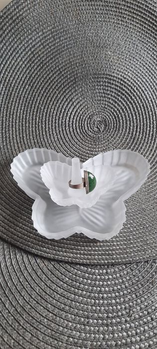 Szklane motyle na biżuterię