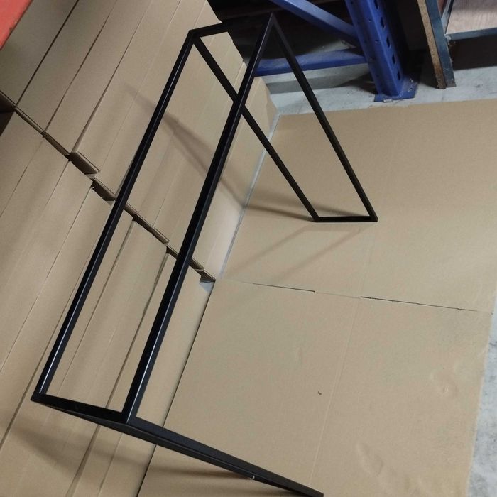 Stelaże do konsoli stolika spawany loft H-80 cm czarny
