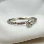 Pierścionek Złoty z Brylantami 585/14k 0.24ct Certyfikat roz13