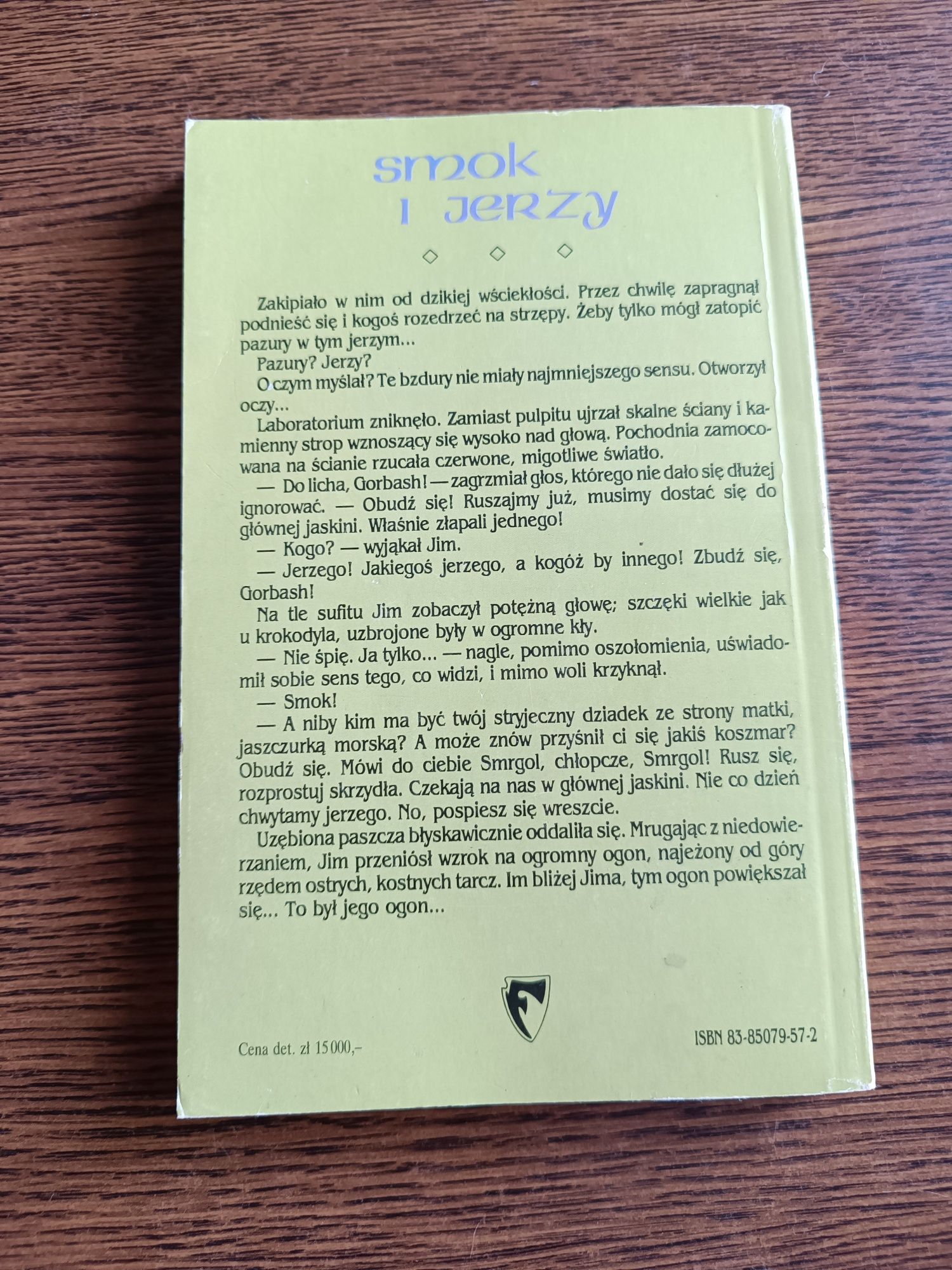 Smok i Jerzy  książka fantasy