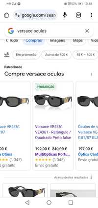 óculos de sol Versace