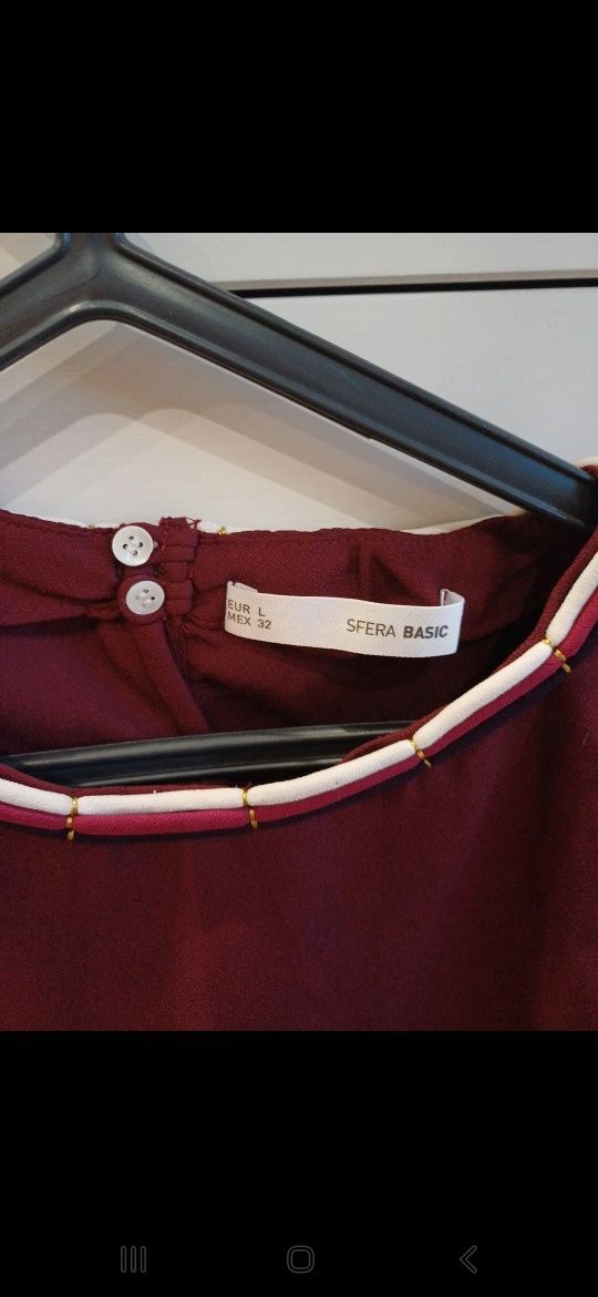 Blusa bordeaux sfera