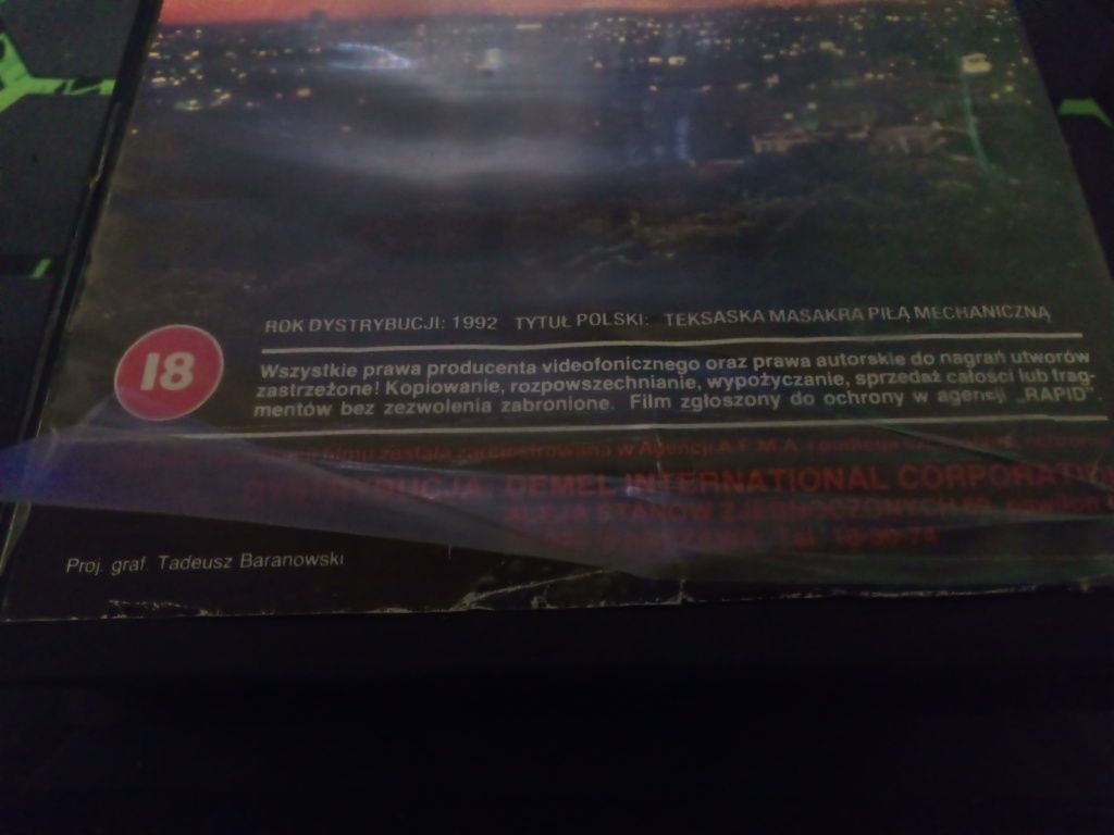 The Texas Chainsaw Massacre (VHS, PL wydanie, 1992)
Oferuję rzadkie w