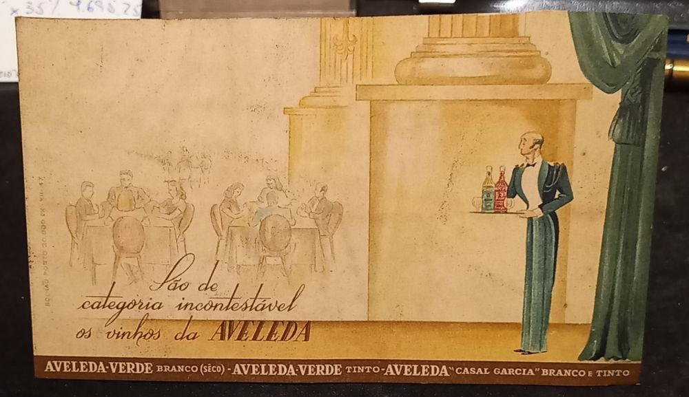 Bilhetes Postais e Menus 1952, Nugent & Melo Vinhos do Porto,