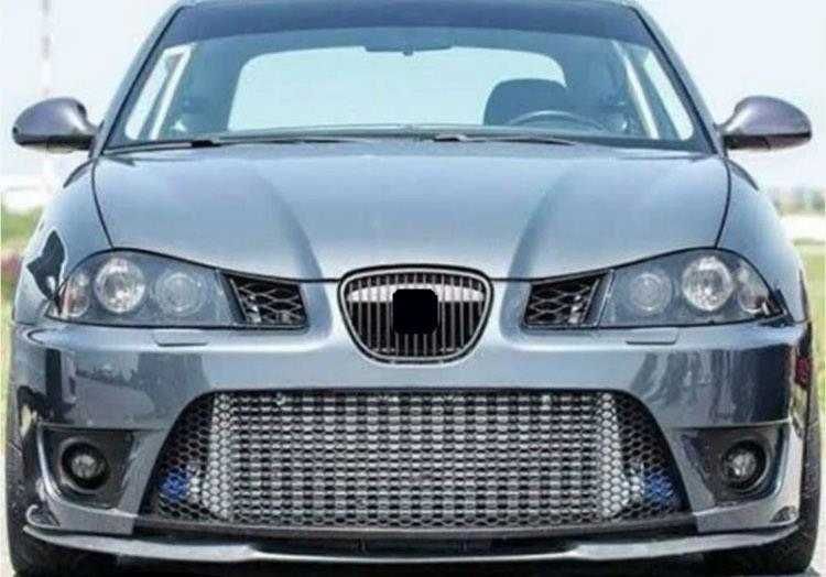 Lip/Spoiler Frontal em Preto (Seat Ibiza MK4, 6L, Cupra R)|NOVO