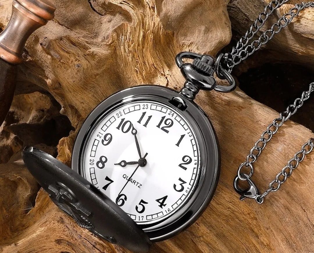 Relógio de bolso Designs Âncora  Black