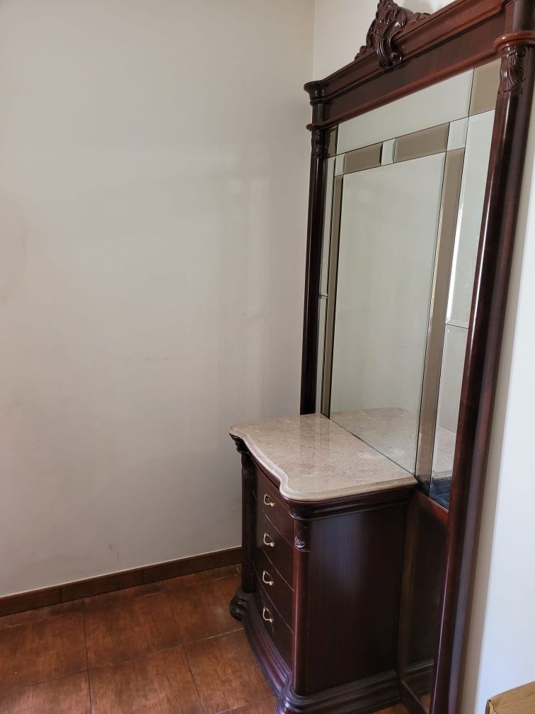 Movel de entrada com vidro