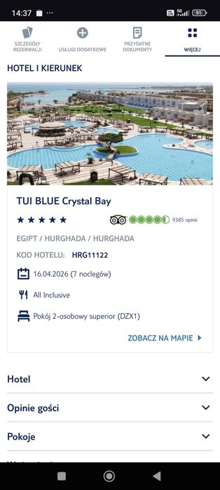 Odsprzedam termin wakacji Egipt kwiecień 2026