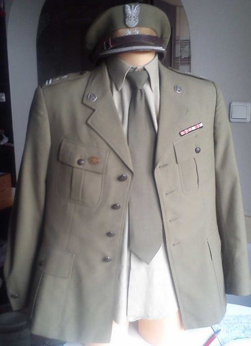 Mundur podpułkownik z czapką zestaw oryg. LWP