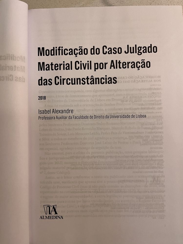 Modificação Caso Julgado Material Civil p Alteração das Circunstâncias