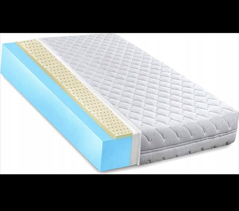 Łóżko domek na antresoli 160x80 DREWNO 100% + Materac 80x160 dziecięcy