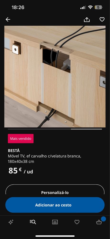 Movel tv Ikea besta