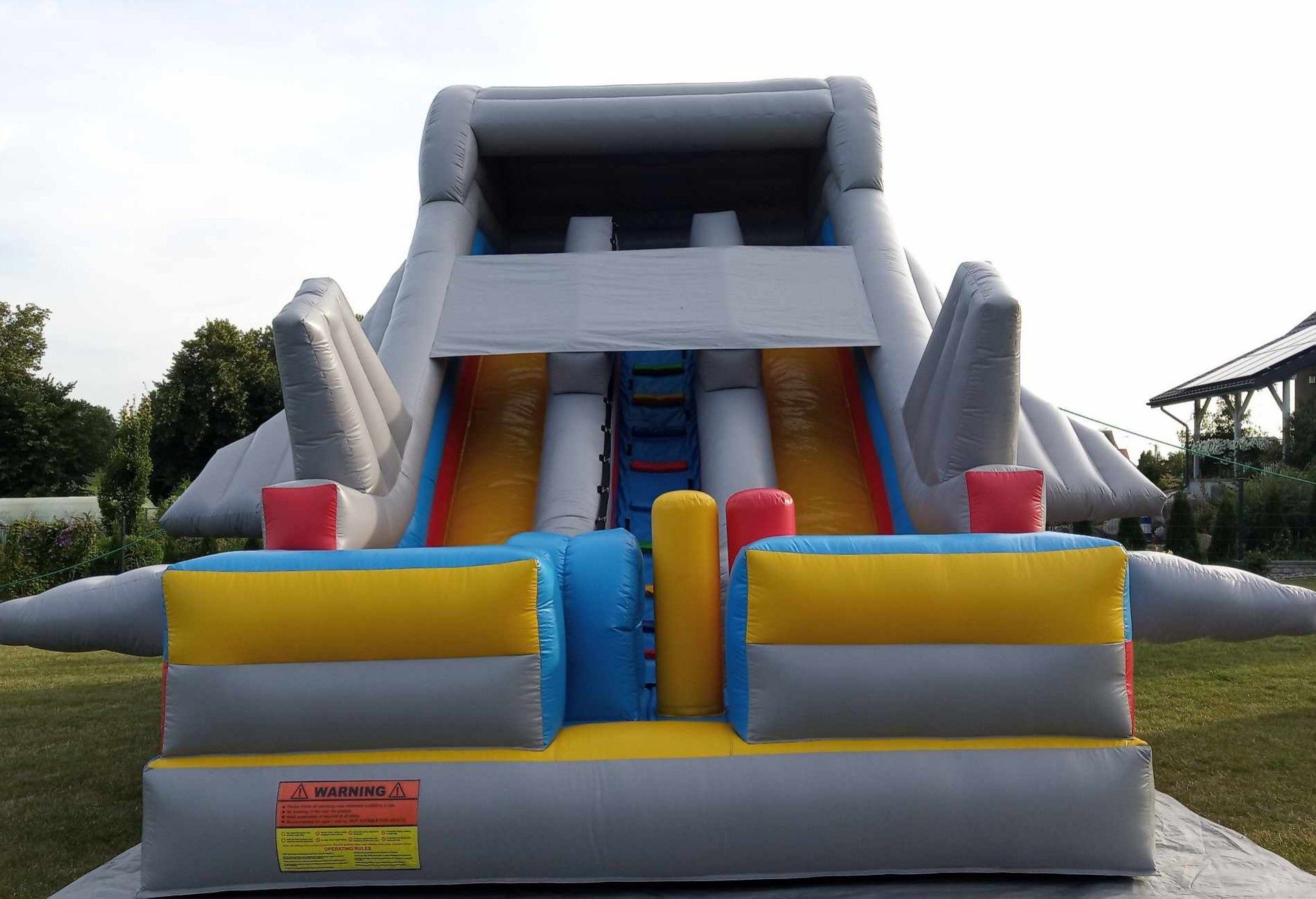 Wynajem dmuchańce piana party zjeżdżalnie Miś 2,6m animacje wodny