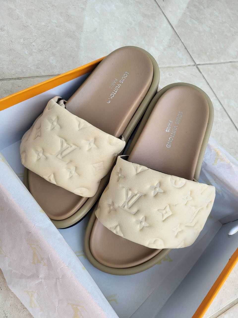 Женские Шлепанцы Louis Vuitton Sunset Тапки Шлепки Жіночі Капці