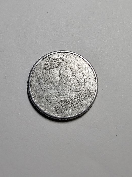 Moneta nr.132 nominał 50 pfennig 1958 rok za 10 zł