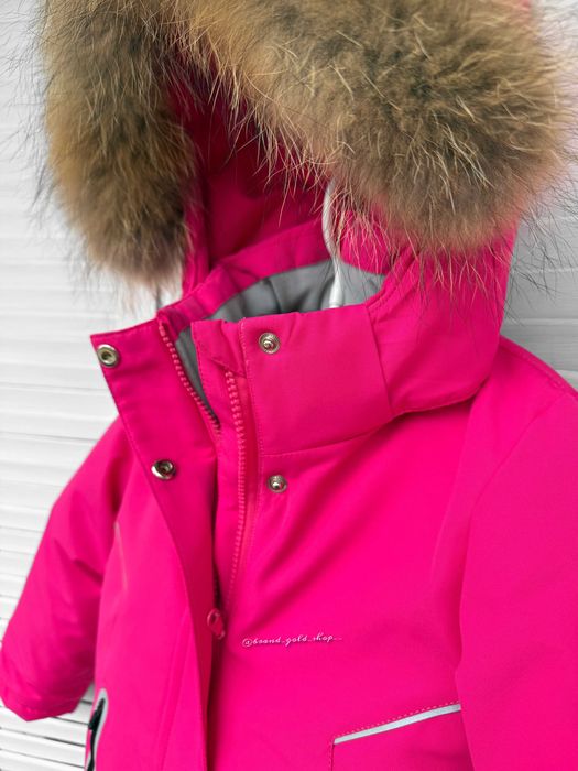 Зимовий термо комплект комбінезон для дівчаток lassye 122/128