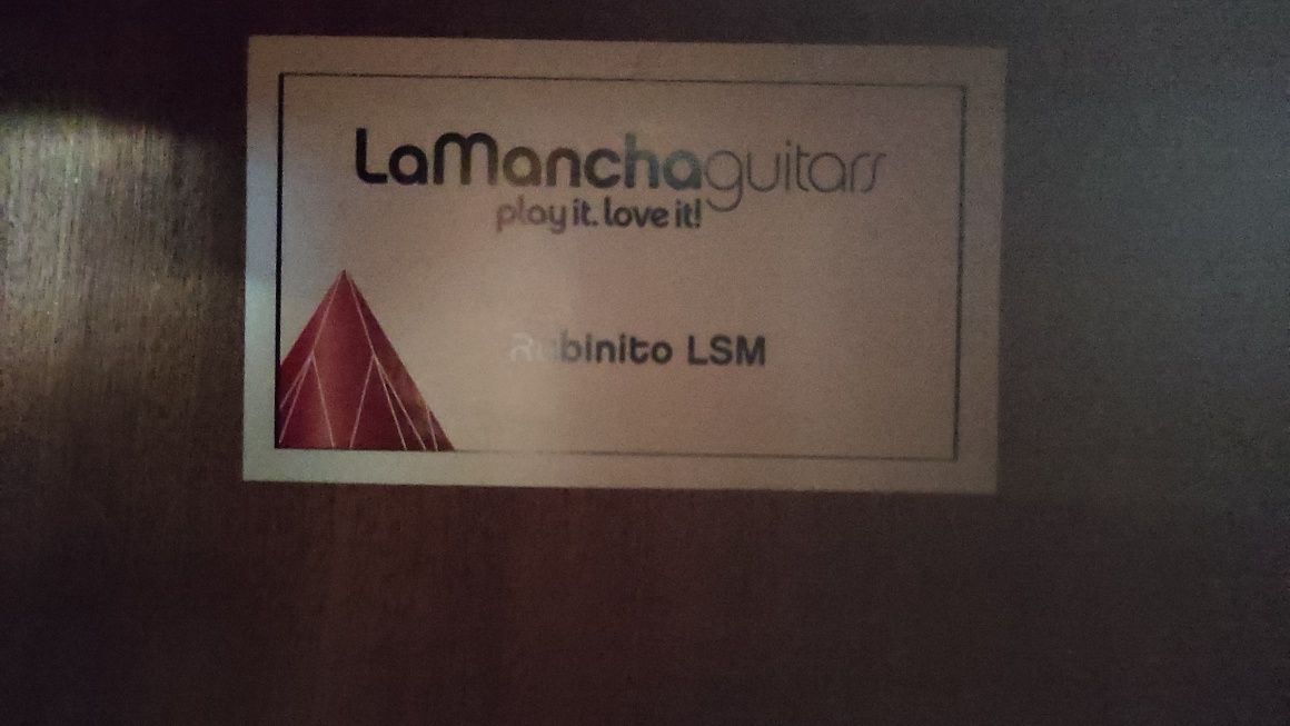 Gitara LaMancha Rublinito LSM + pokrowiec, i wieszak