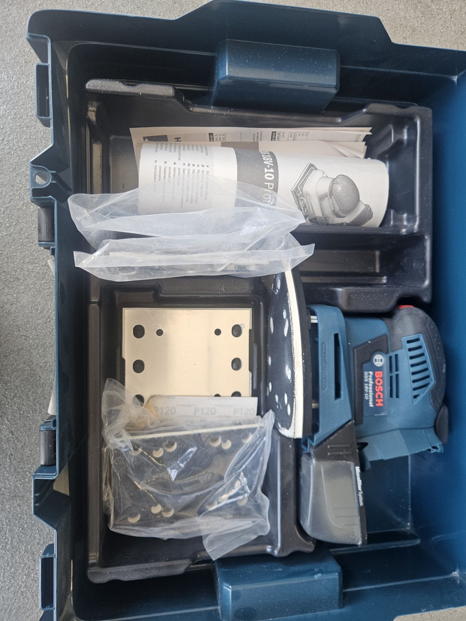 Szlifierka oscylacyjna bosch GSS 18v-10