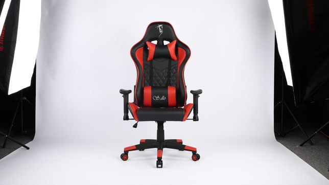 Геймерське крісло компютерне геймерское кресло Sidlo PROFI RED NEW