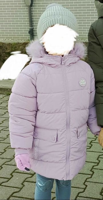 Kurka zimowa dla dziewczynki rozmiar 110