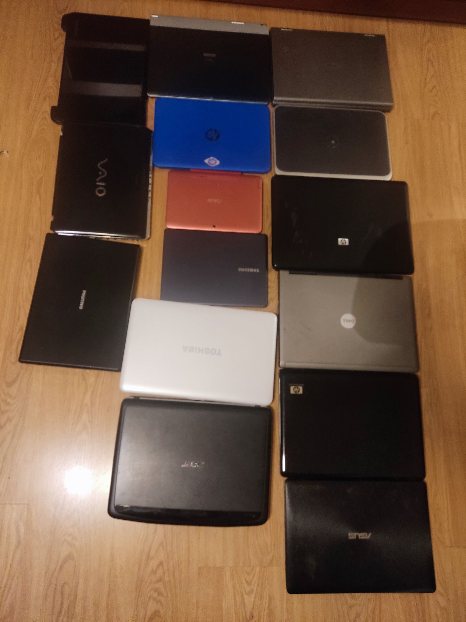 Pack 15 PC's/computadores portáteis para peças