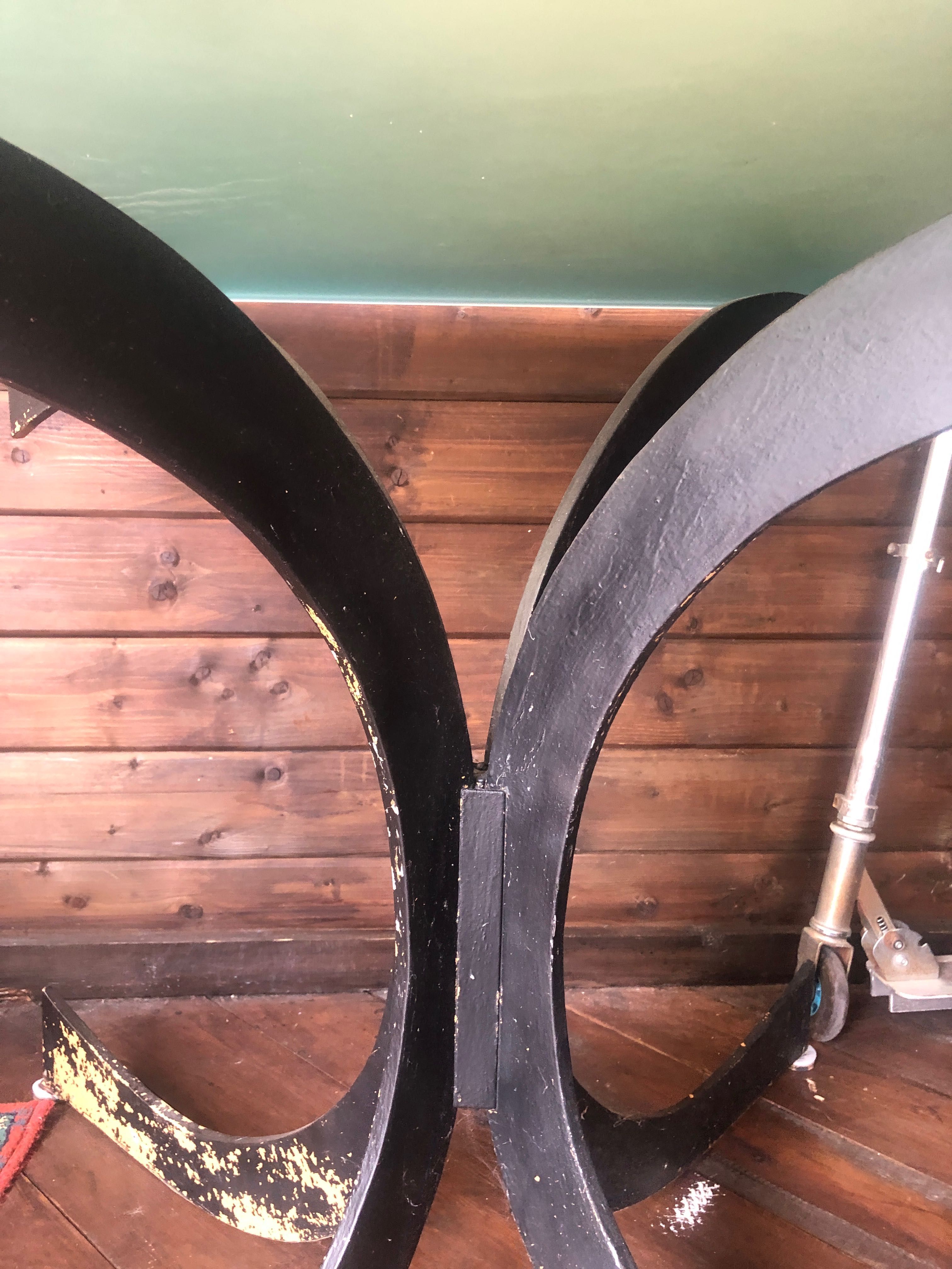 Mesa Vidro e ferro temperado