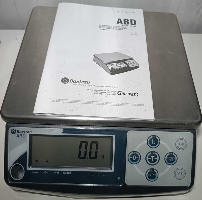 Balanças ABB Baxtran 1,5 Kg e 35Kg
