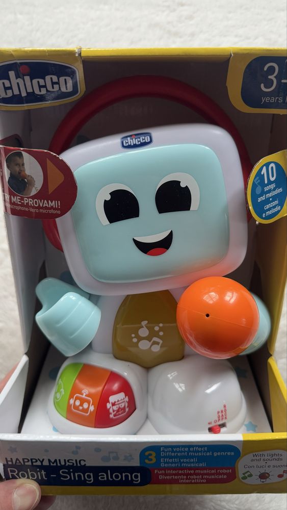 Chicco Happy Music Robit Sing Along śpiewający robot dla dzieci