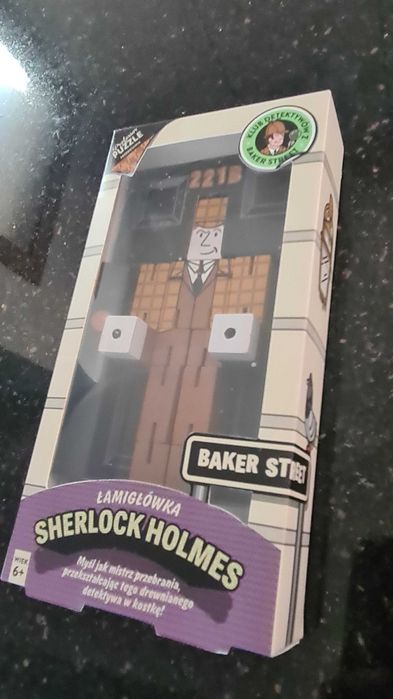Łamigłówka drewniana Sherlock Holmes Puzzleman Professor Puzzle