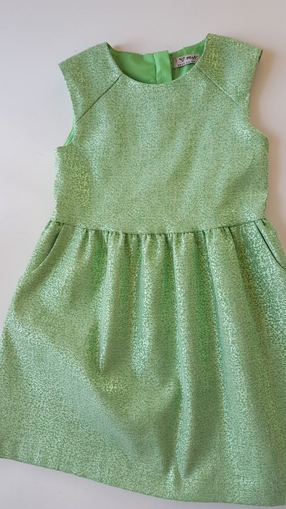 Сукня нарядна зелена Next  5-6 років