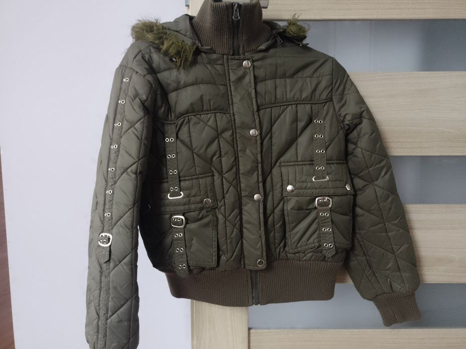 Kurtka zimowa pikowana bomberka