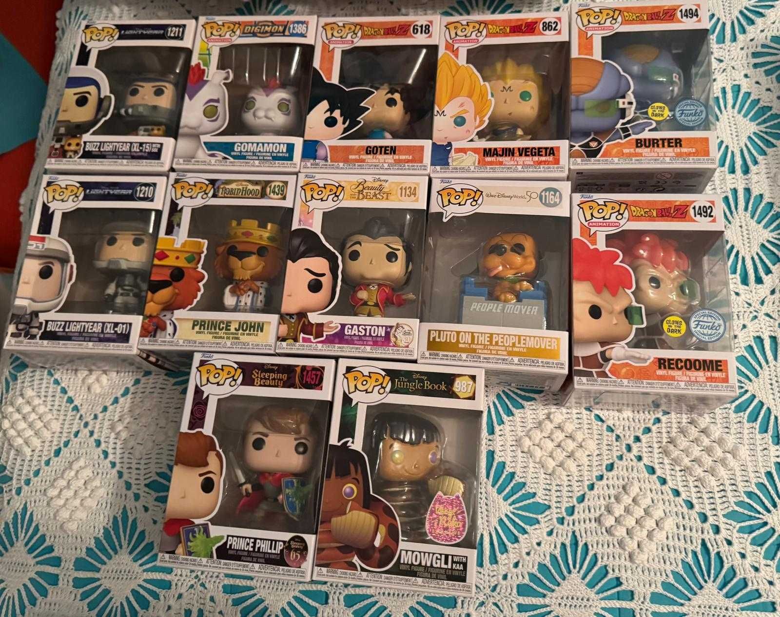 Funko Pop - Disney, Dragon Ball Z, Digimon