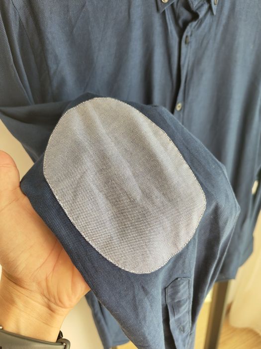 Camisa Zara azul escura