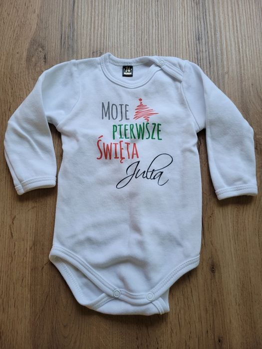 Zestaw body i spódniczka Moje pierwsze święta Julia