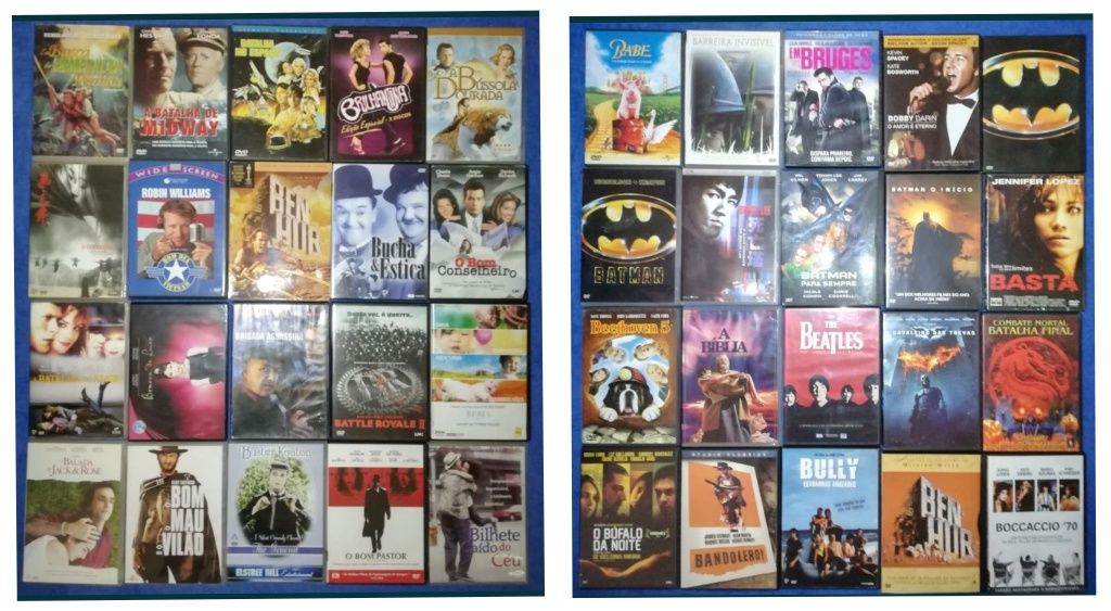 Lote 260 DVD's originais (Lote 15)