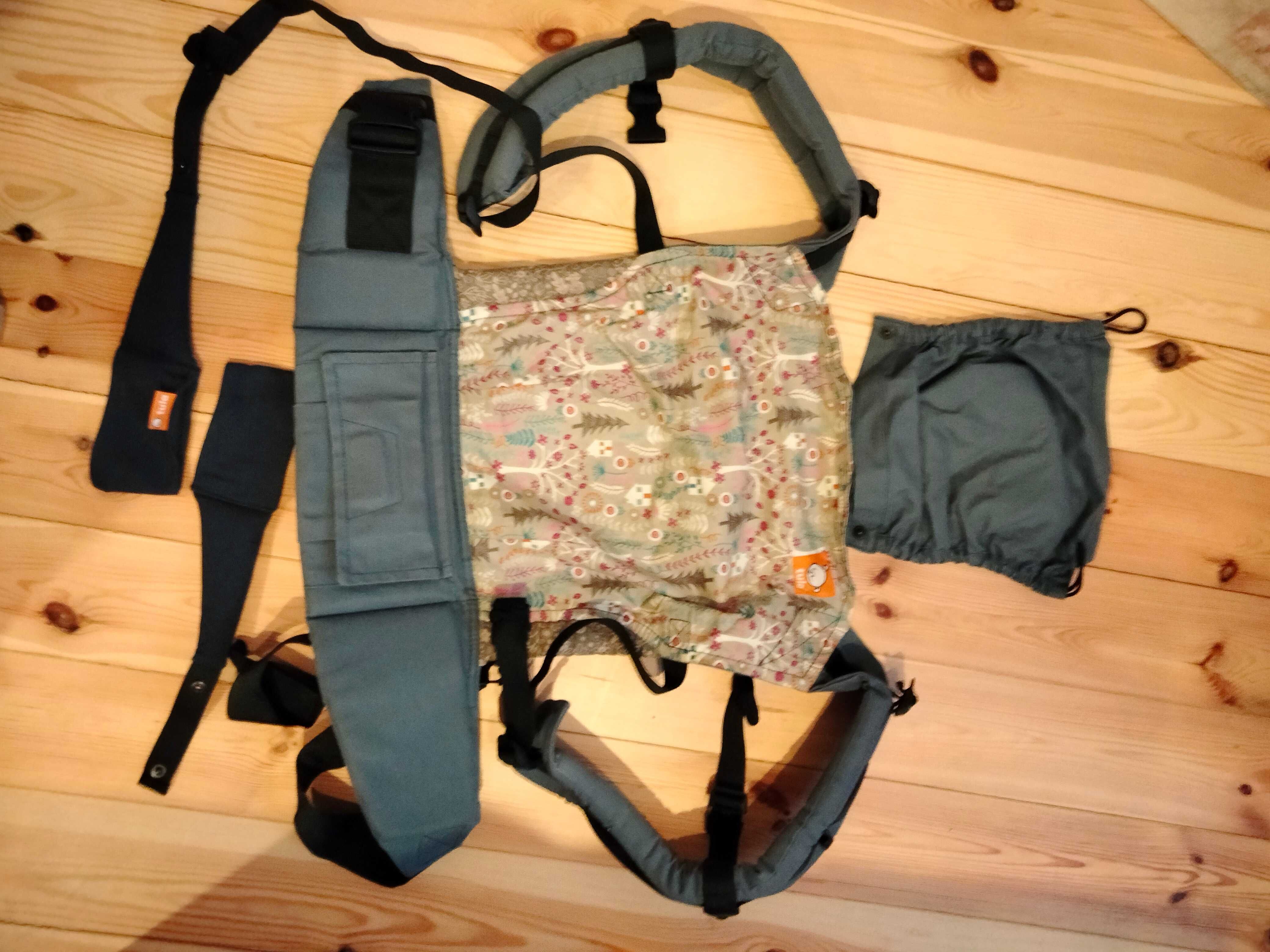 Tula Toddler nosidło nosidełko Forest  house plus gratis